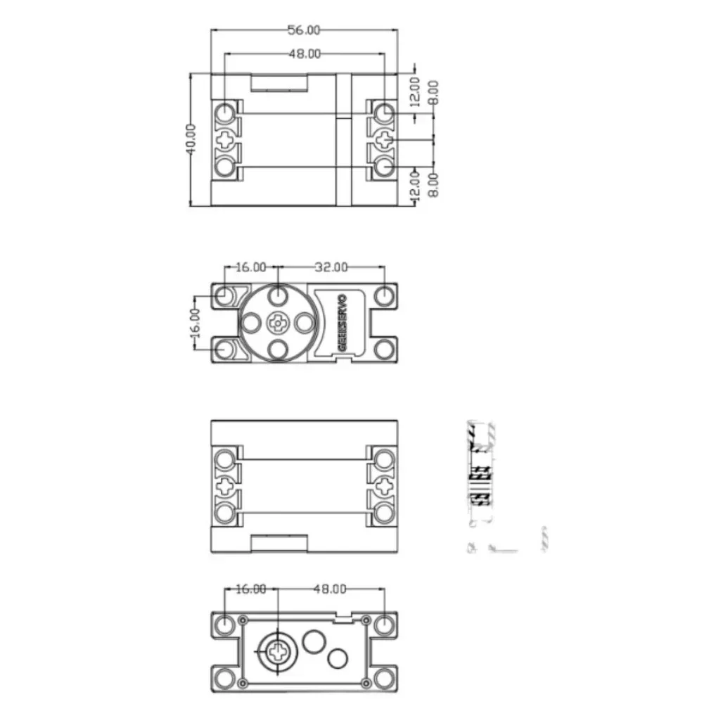 5KG Digital Servo Motor Geekse - Robot Arm Motor 评论和价格