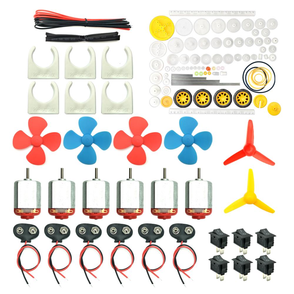 6 Set Motors Kit, Mini Electri - Science Hobby Kit 评论和价格