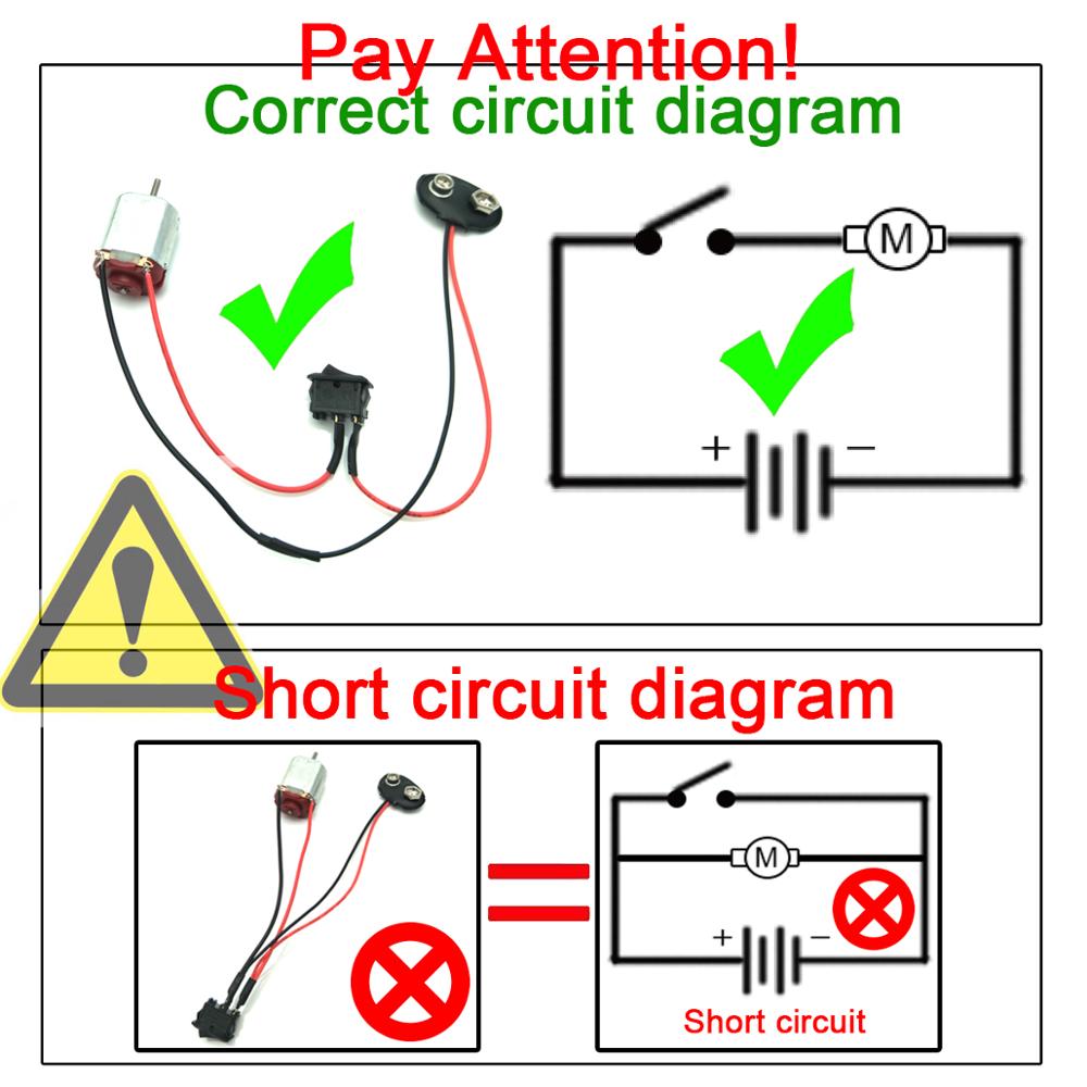 6 Set Motors Kit, Mini Electri - Science Hobby Kit 评论和价格