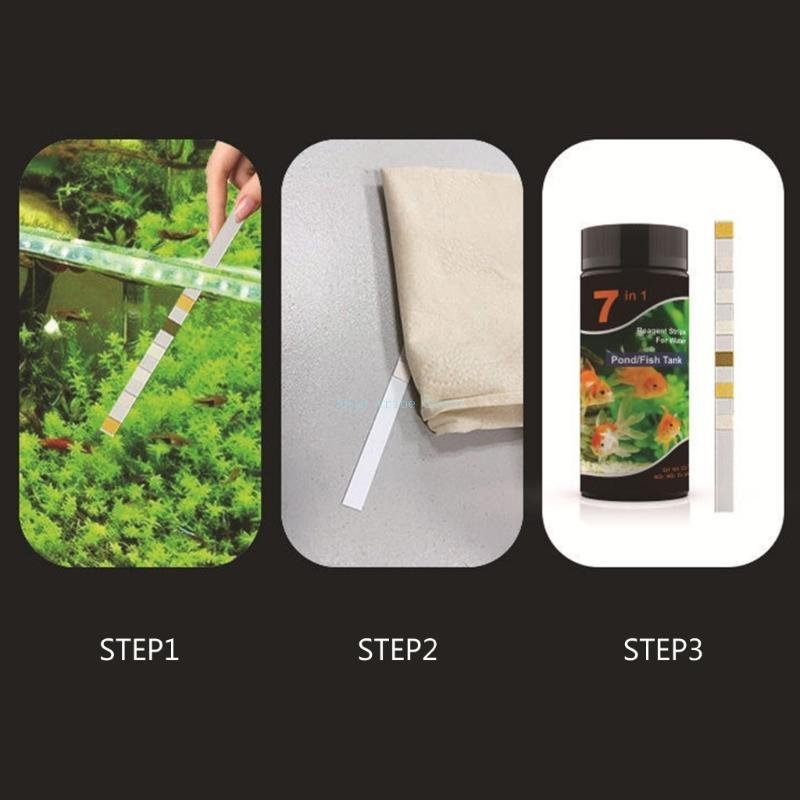 New 7 in 1 Aquarium Swimming P - Ph Strip Test 评论和价格