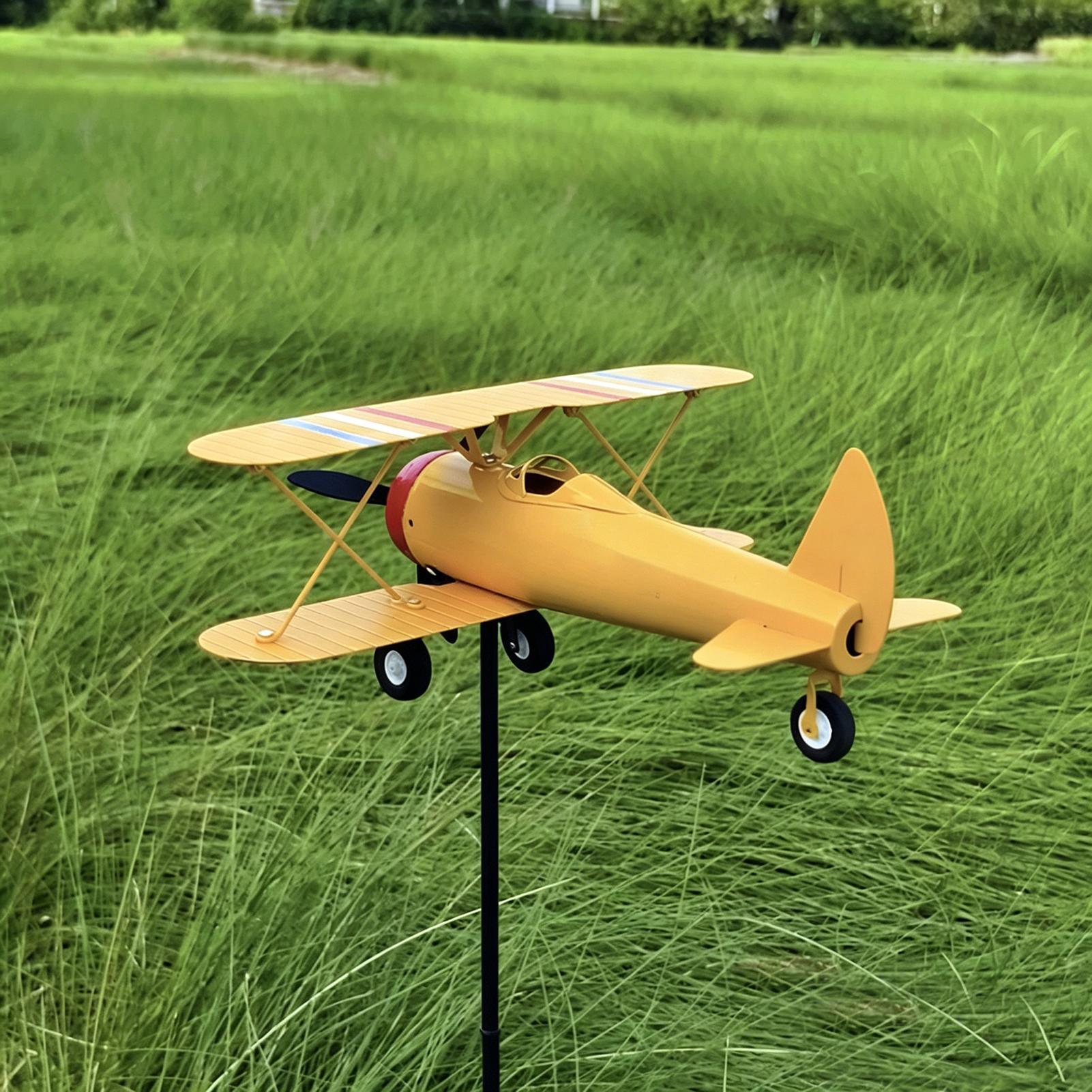 Airplane Weathervane Metal Win - Anemometer Wind Speed 评论和价格