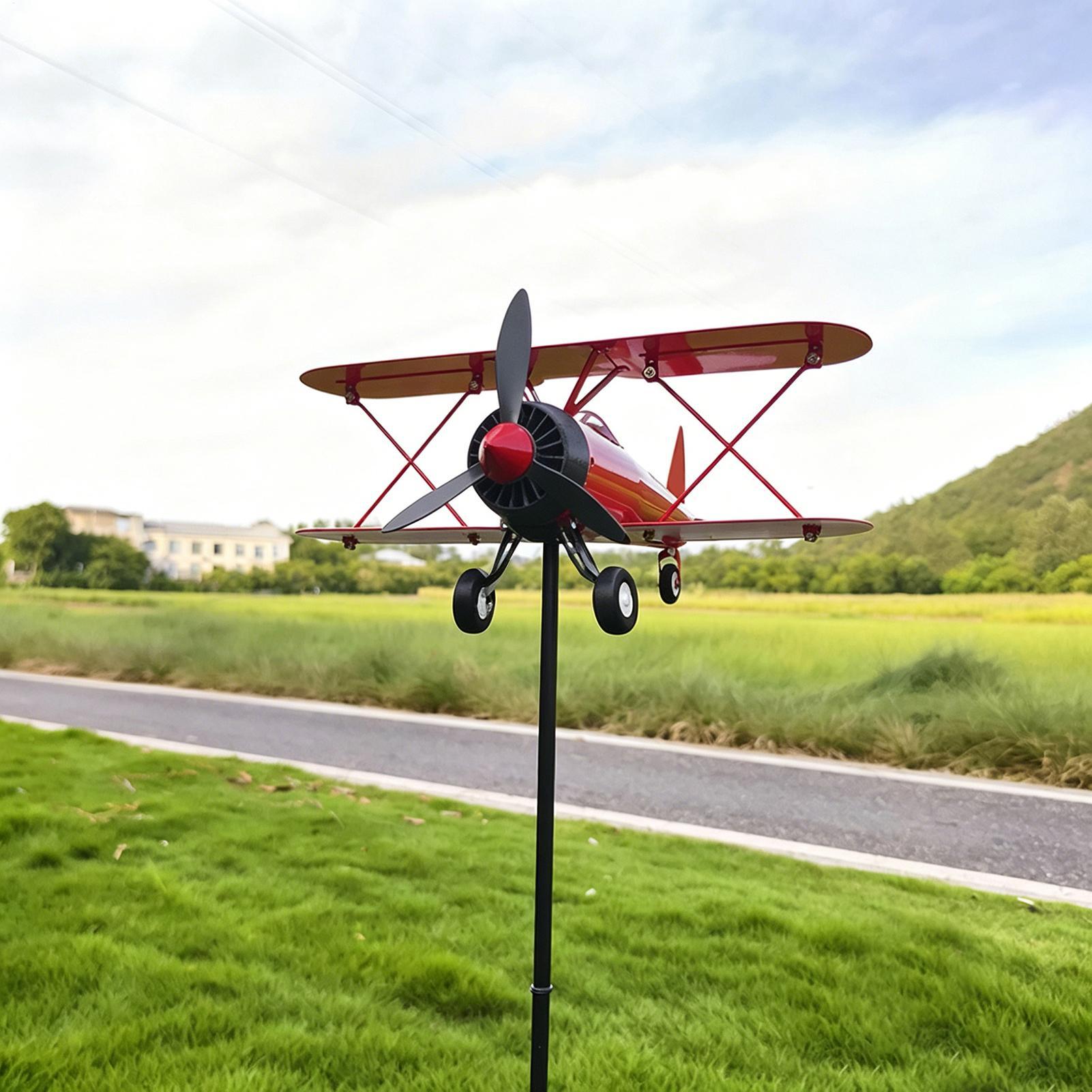 Airplane Weathervane Metal Win - Anemometer Wind Speed 评论和价格