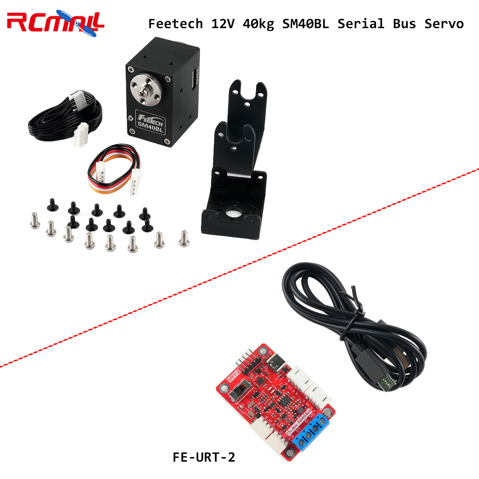 Feetech 12V 40kg SM40BL Serial - Robot Arm Motor 评论和价格