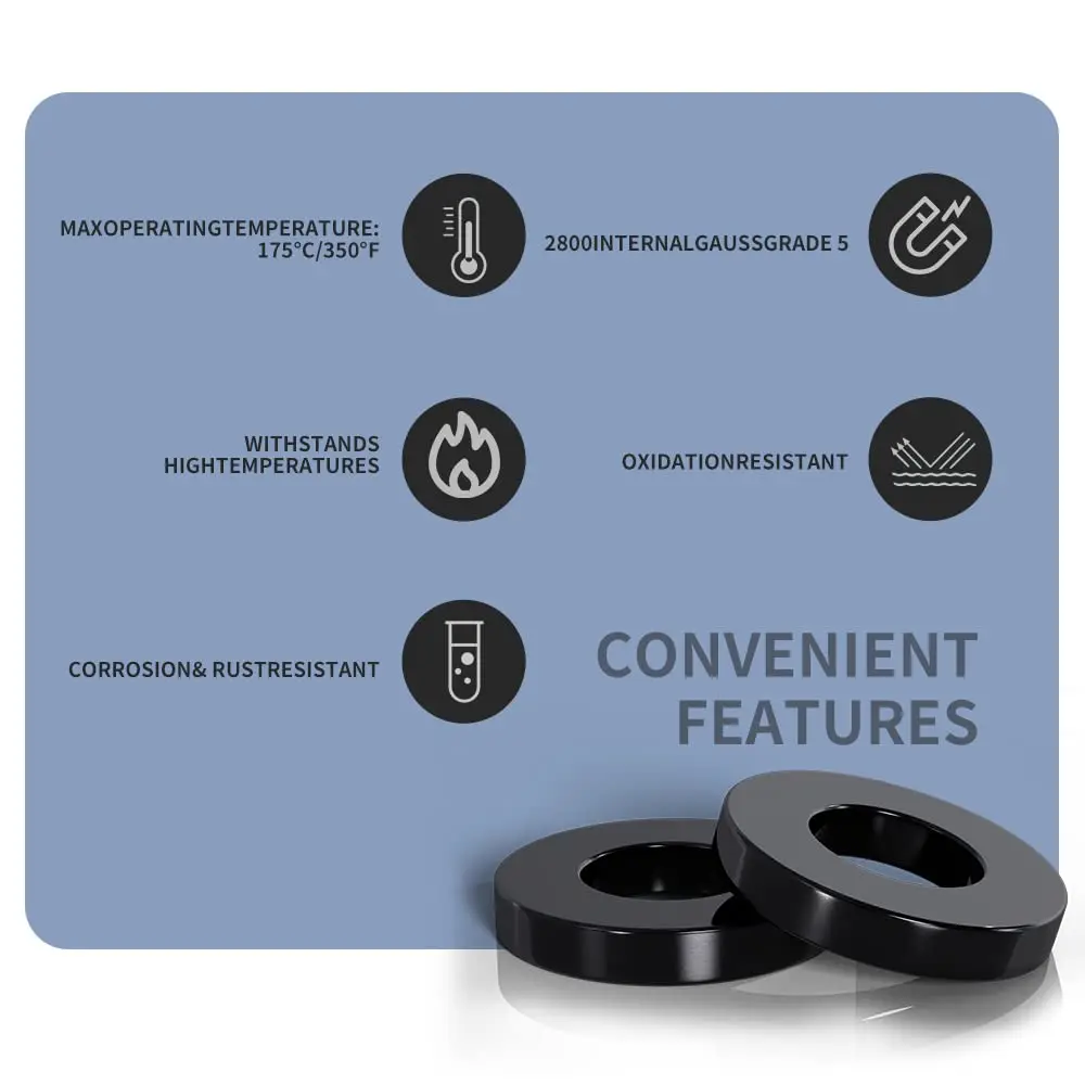 D45-100mm Ferrite Ring Magnet  - Science And Hobby 评论和价格