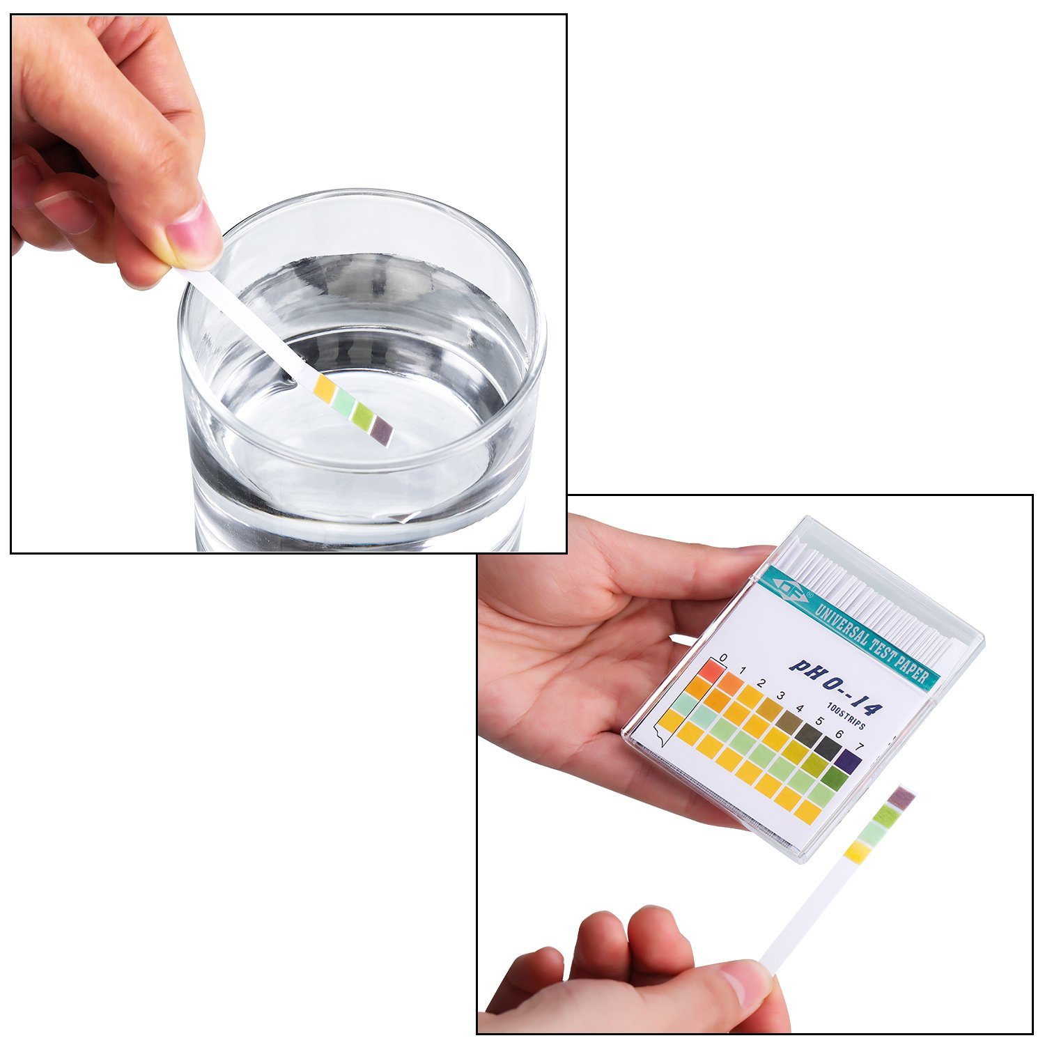100 Strips 0-14 PH Alkaline Ac - Ph Strip Test 评论和价格
