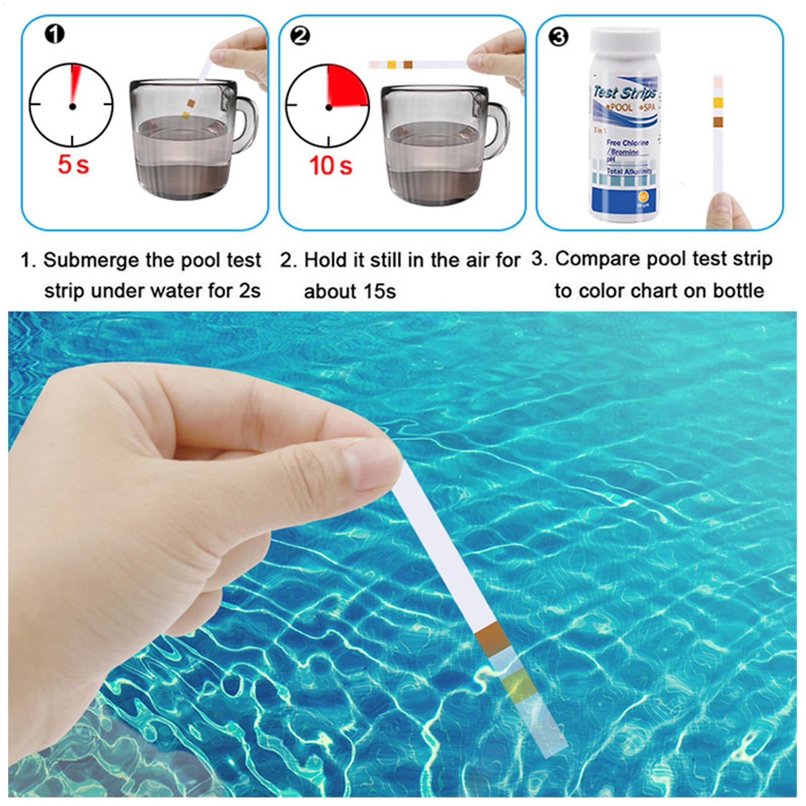 Chlorine PH Test Strips SPA Sw - Ph Strip Test 评论和价格