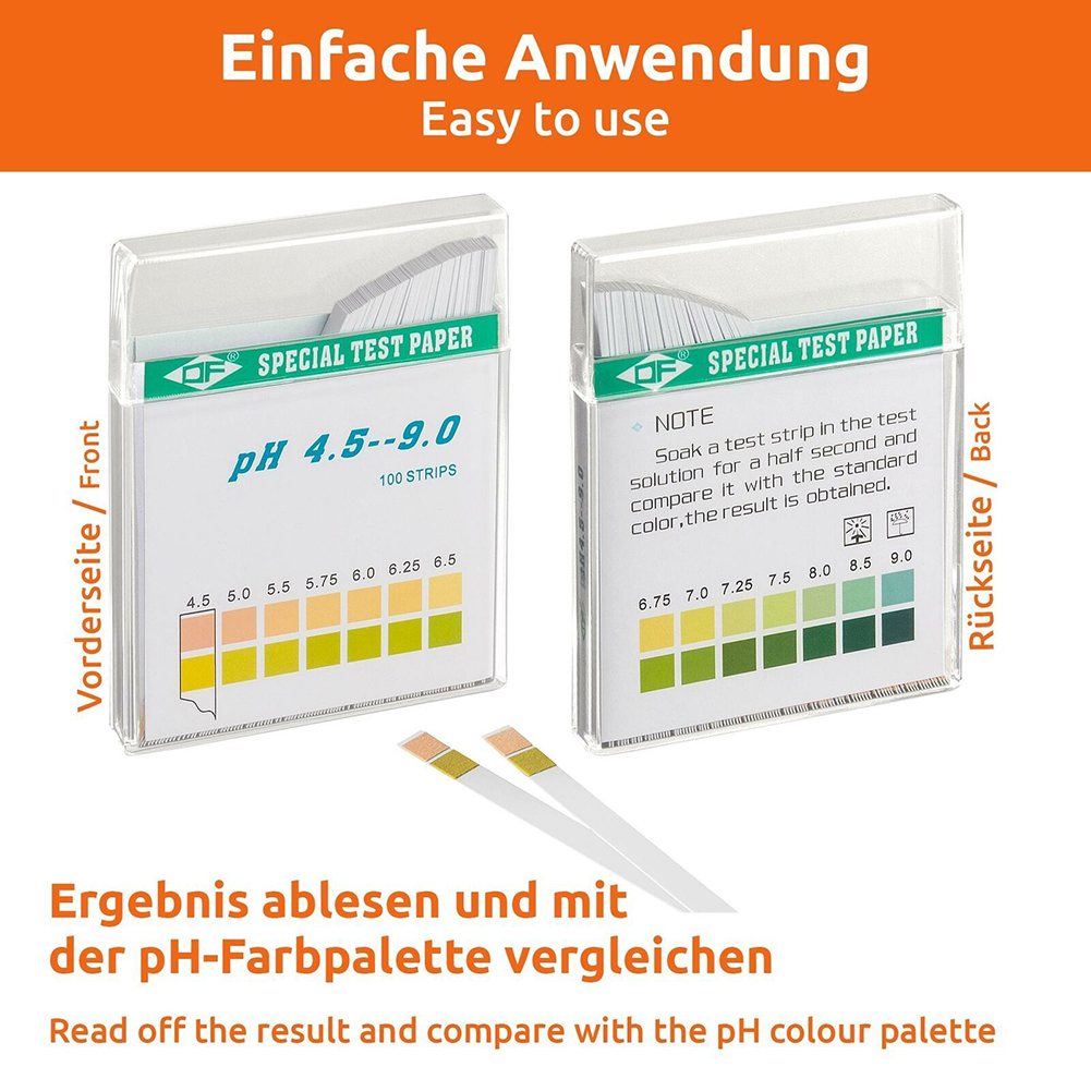 100Pcs PH Paper Strips Kit Hou - Ph Strip Test 评论和价格