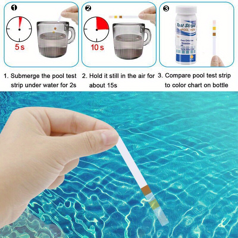 Chlorine PH Test Strips SPA Sw - Ph Strip Test 评论和价格