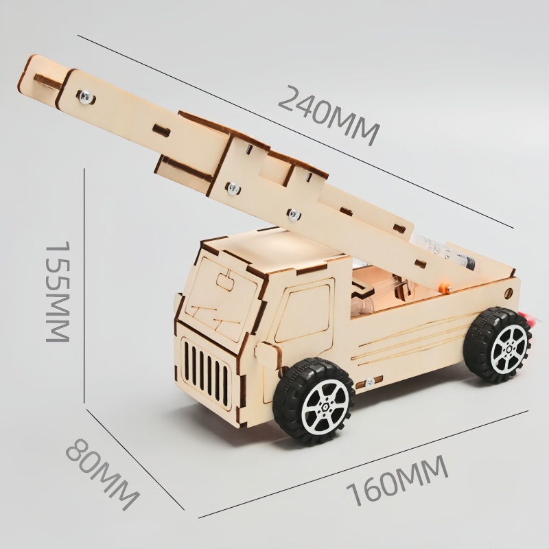 DIY Wood Ladder Fire Truck Mod - Science Project Diy 评论和价格