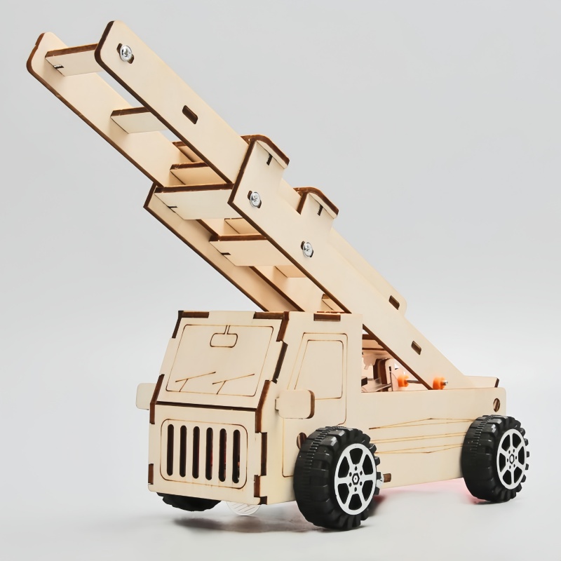 DIY Wood Ladder Fire Truck Mod - Science Project Diy 评论和价格