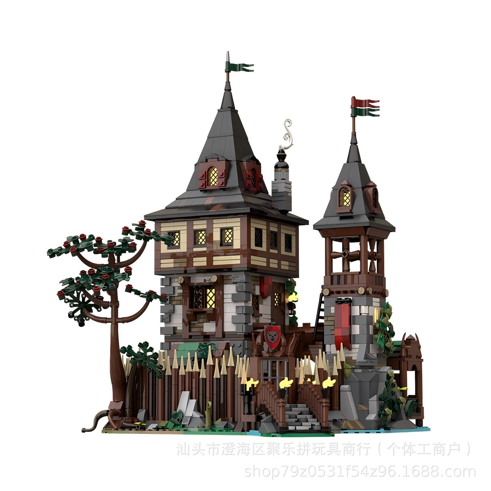 MOC Bear King Castle Mosaic Bu - Science And Hobby 评论和价格