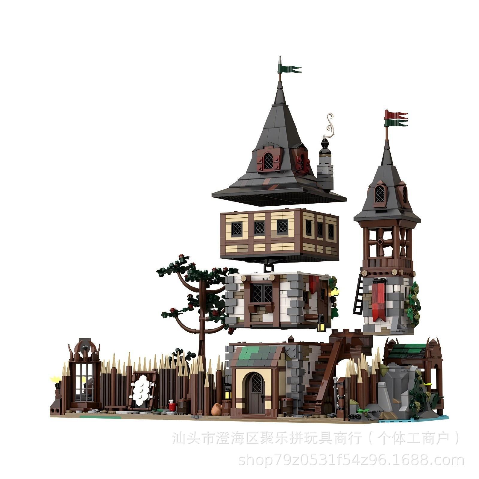 MOC Bear King Castle Mosaic Bu - Science And Hobby 评论和价格