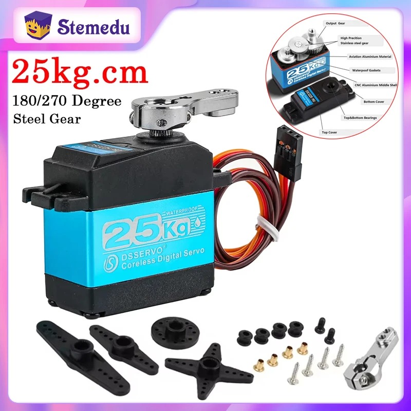 DS3225 Pro 25kg Coreless Digit - Robot Arm Motor 评论和价格