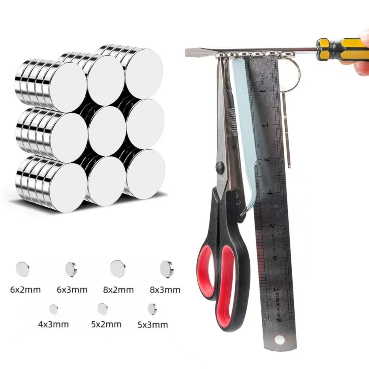 Strong Round Magnets for Fridg - Science Project Diy 评论和价格