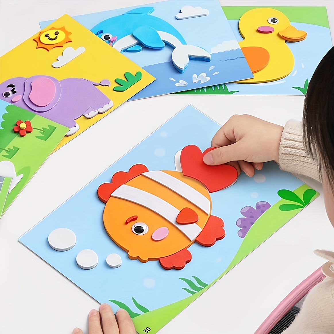 3D Stickers for Kids, Disposab - Science Project Diy 评论和价格