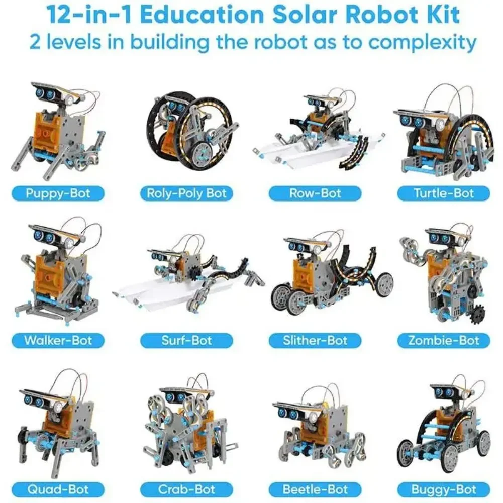 13 in 1 Solar Powered Robot Sc - Science Project Diy 评论和价格