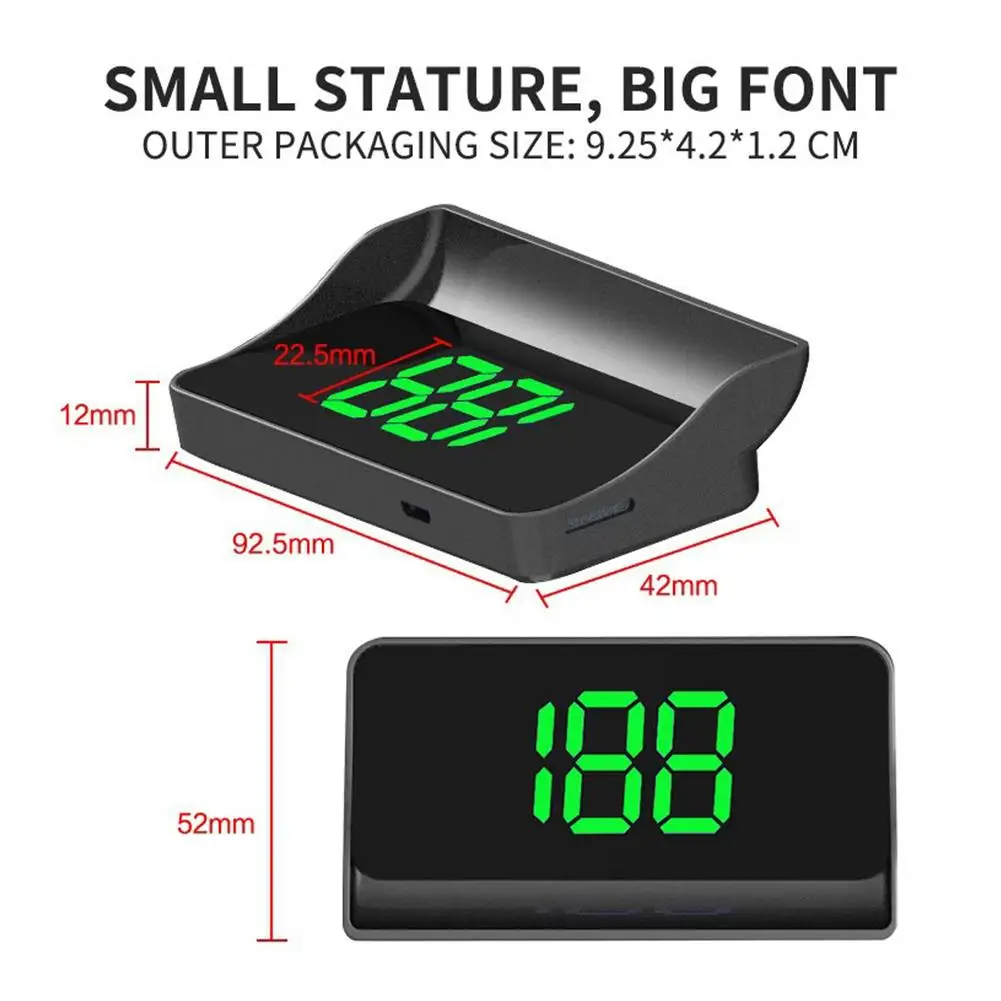 HD M2 Head Up Display GPS Digi - Anemometer Wind Speed 评论和价格