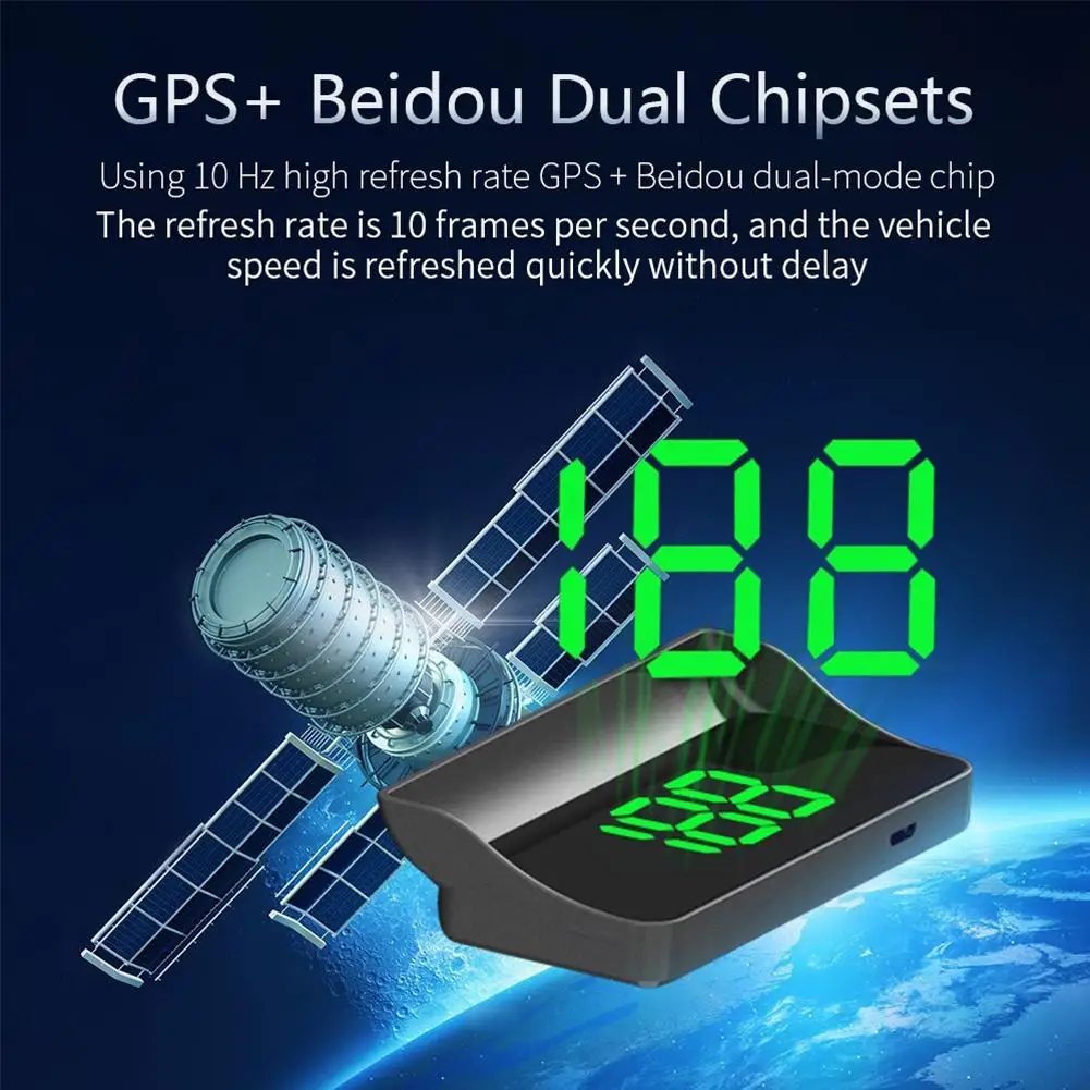 HD M2 Head Up Display GPS Digi - Anemometer Wind Speed 评论和价格